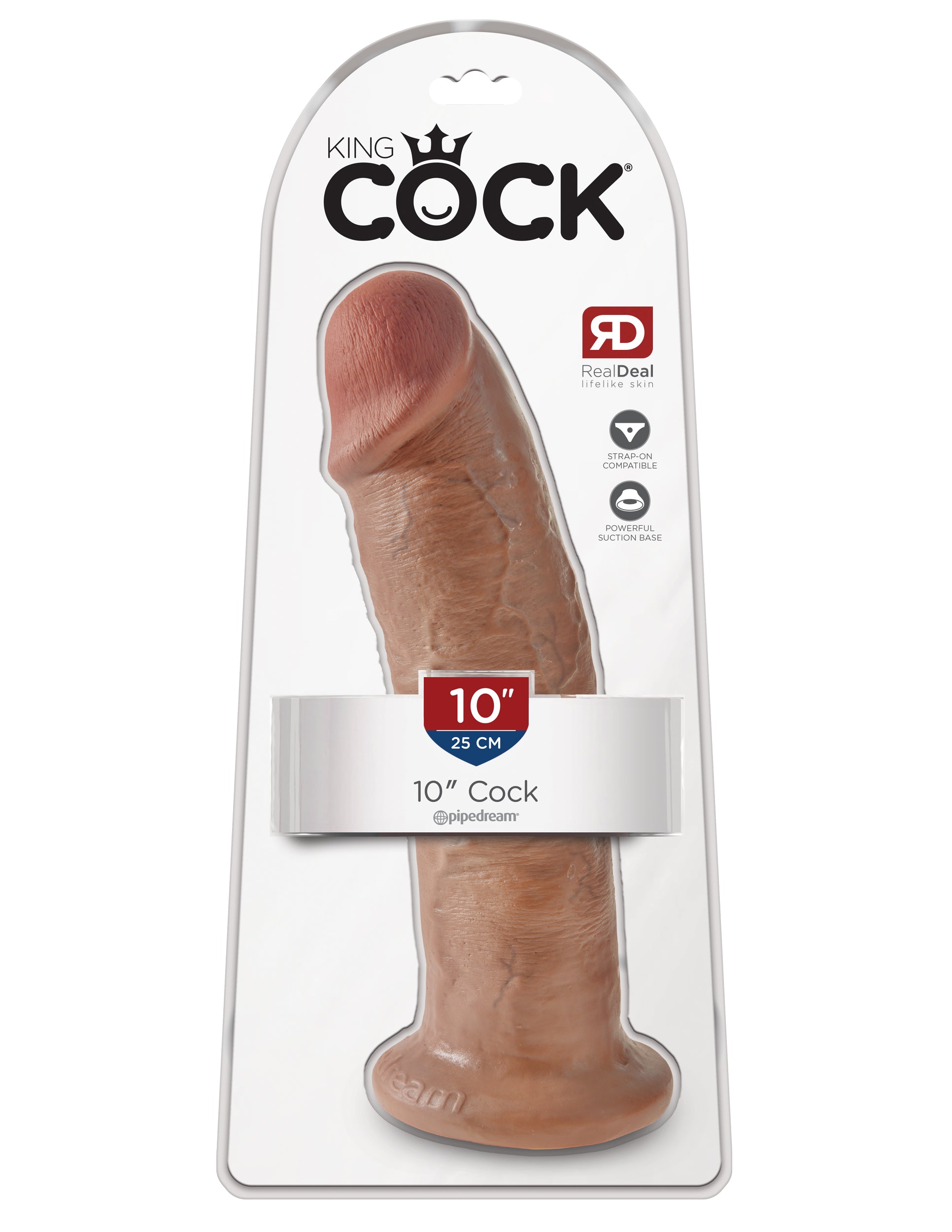 King Cock 10 Inch Cock - Tan