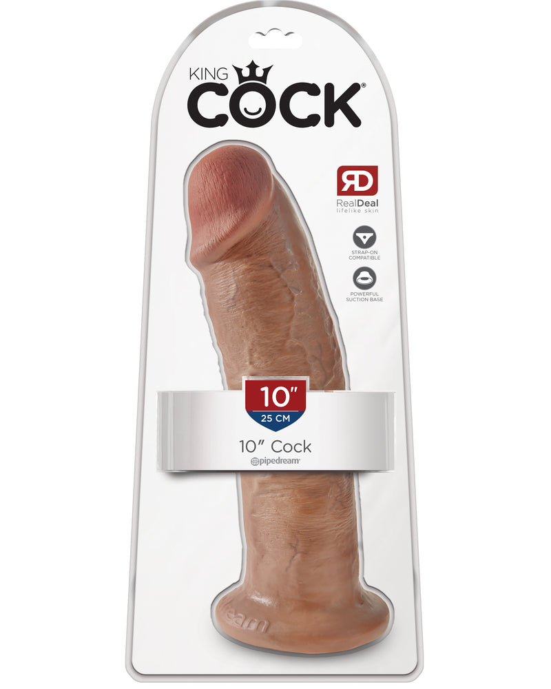 King Cock 10 Inch Cock - Tan