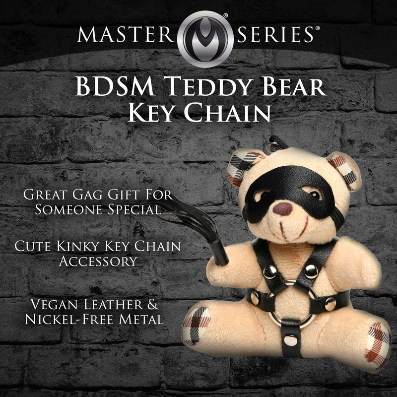 "BDSM Teddy Bear Keychain MS-AH120"