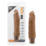 "Dr. Skin - Cock Vibe 10 - 8.5 Inch Vibrating Cock - Mocha BL-11357"