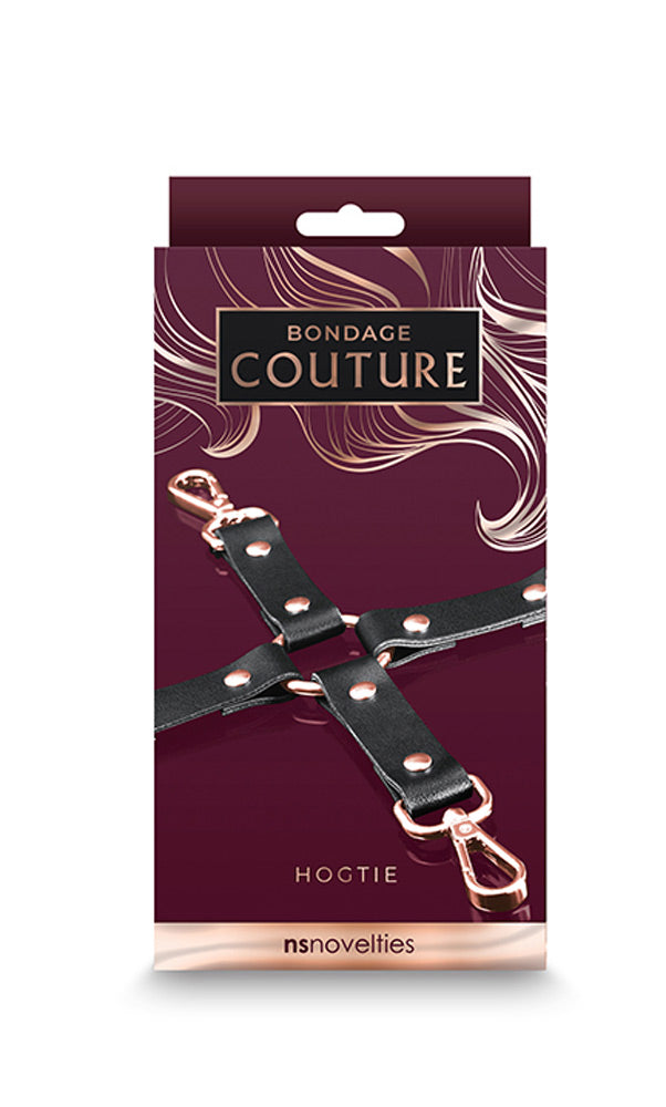 "Bondage Couture - Hog Tie - Black NSN-1306-63"