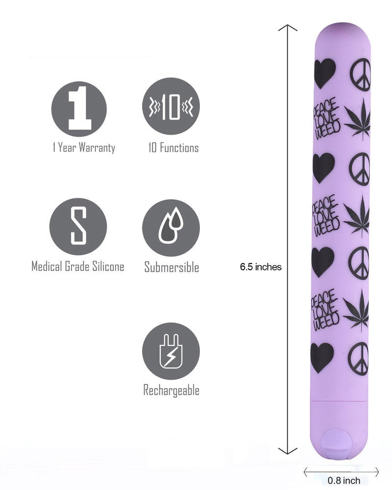 "Unity X-Long Plw Print Super Charged Bullet - 420 Series - Violet MTMA332LF"