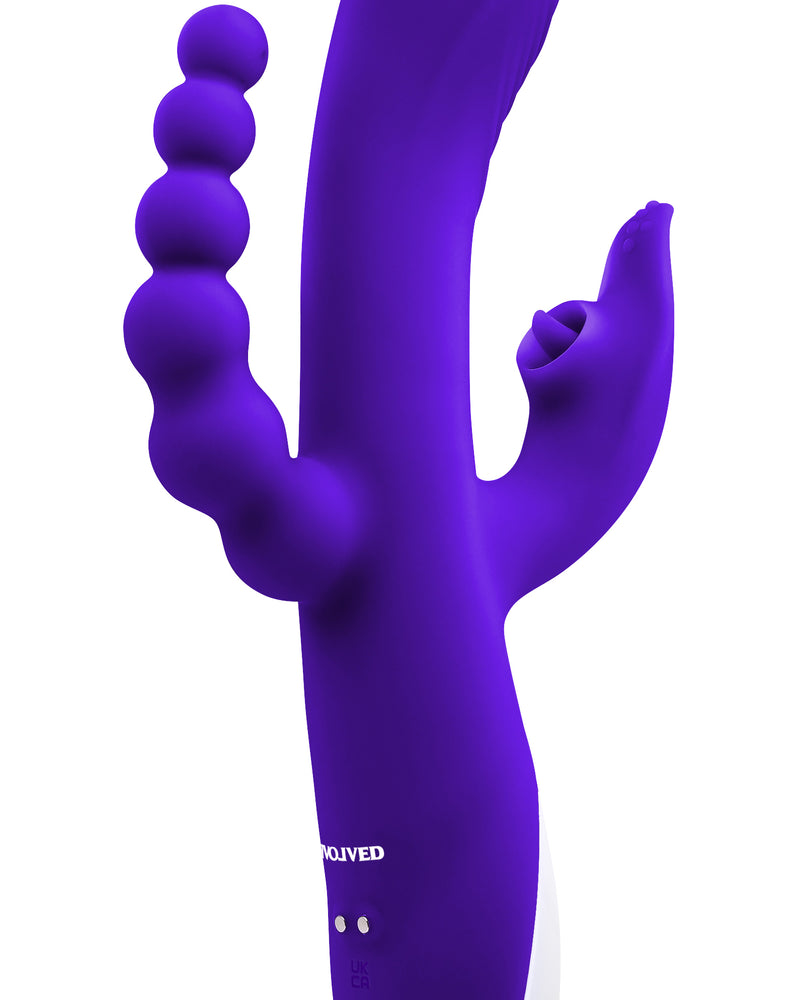Lick Me - Triple Stim Vibe - Purple