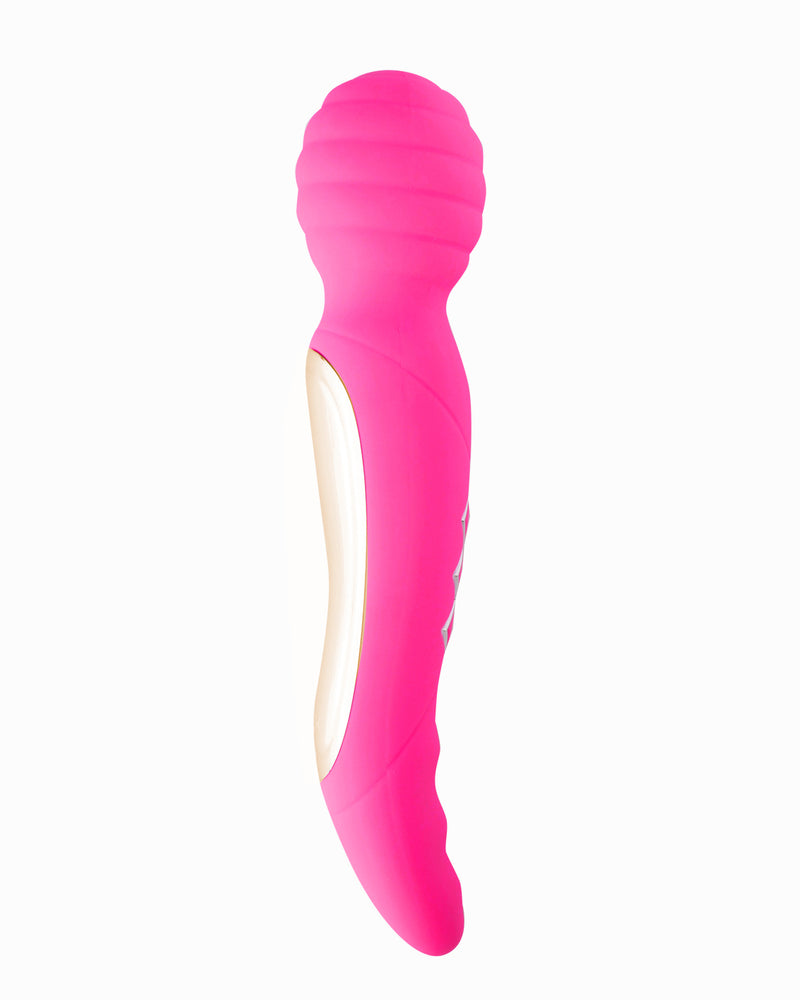 Zoe Twisty Dual Vibrating Pleasure Wand - Pink