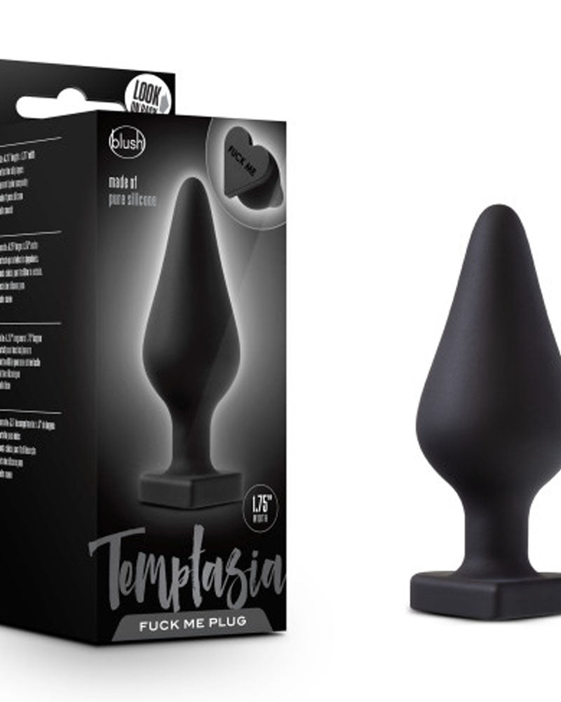 Temptasia - Fuck Me Butt Plug - Black