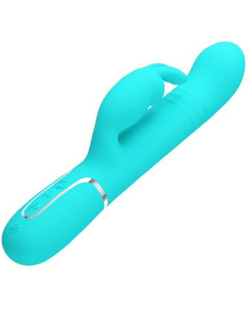 "Coale Rabbit Vibrator Pearls - Turquoise BW-500013-1"