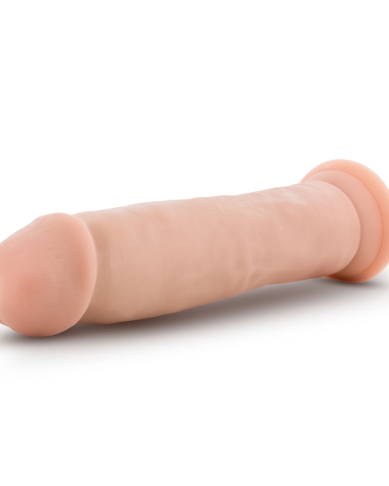 Dr. Skin Plus - 9 Inch Posable Thick Dildo - Vanilla