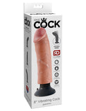 King Cock 8-Inch Vibrating Cock - Light