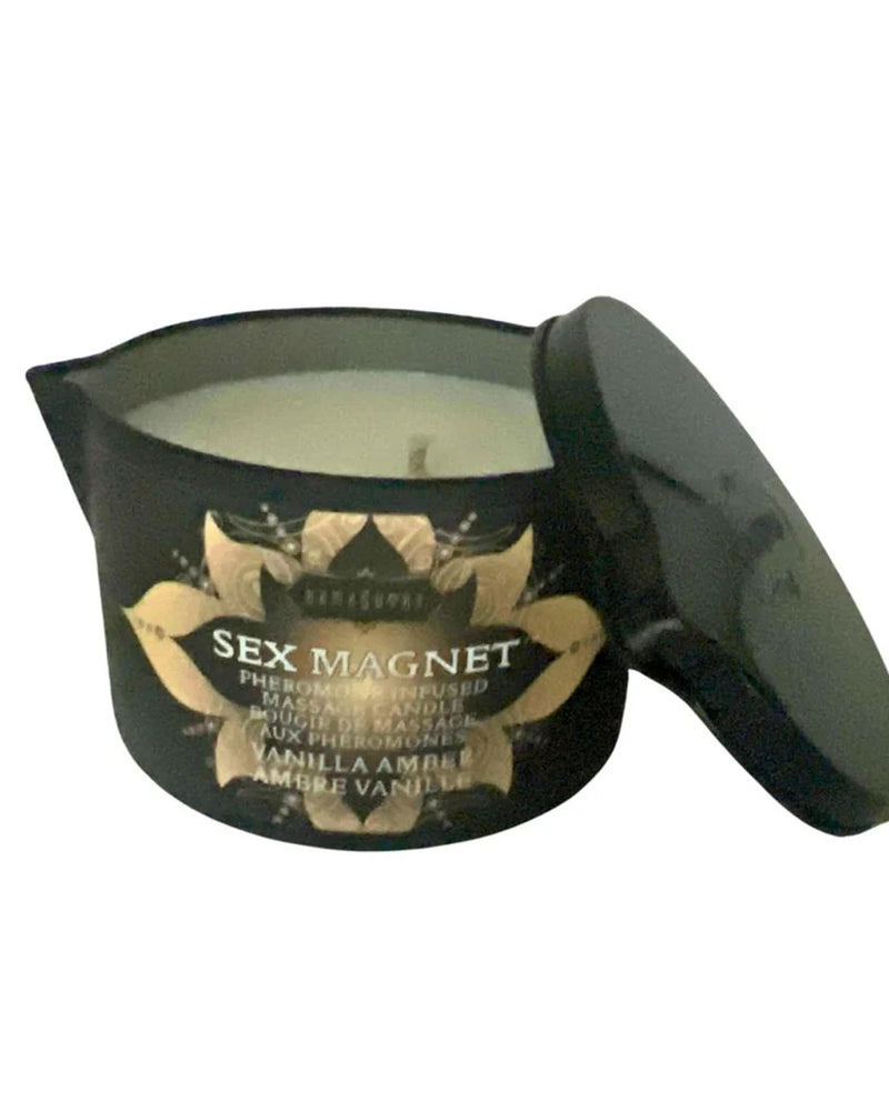 "Sex Magnet Pheromone Massage Candle - 6oz -Vanilla KS-12070"