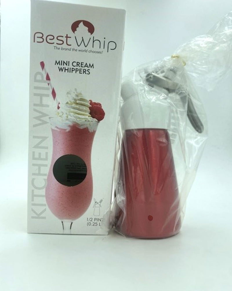 "Mini Cream Whipper 1/2 Pint - Red JSM-KW25R"