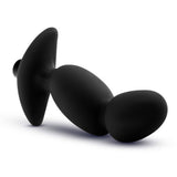 Anal Adventures- Platinum - Silicone Vibrating Prostate Massager 04-Black