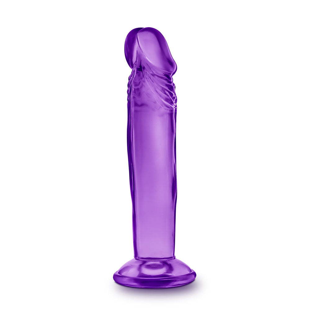 B Yours - Sweet n' Small 6 Inch Dildo With Suction Cup - Purple