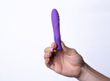 Margo Silicone Textured Bullet Vibrator - Neon Purple