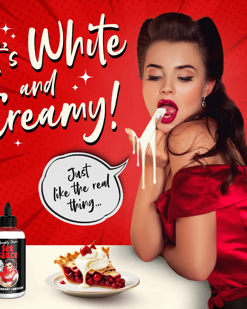 "Naughty Jane's Sex Sauce Extra Creamy Lubricant 8 Oz NJ-AH397-8OZ"