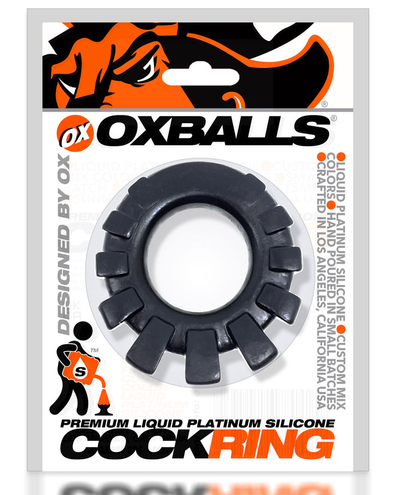 Cock-Lug Lugged Cockring - Black