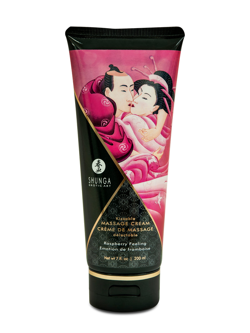 "Kissable Massage Cream - Raspberry Feeling - 7 Fl. Oz. / 200 ml SHU4101"