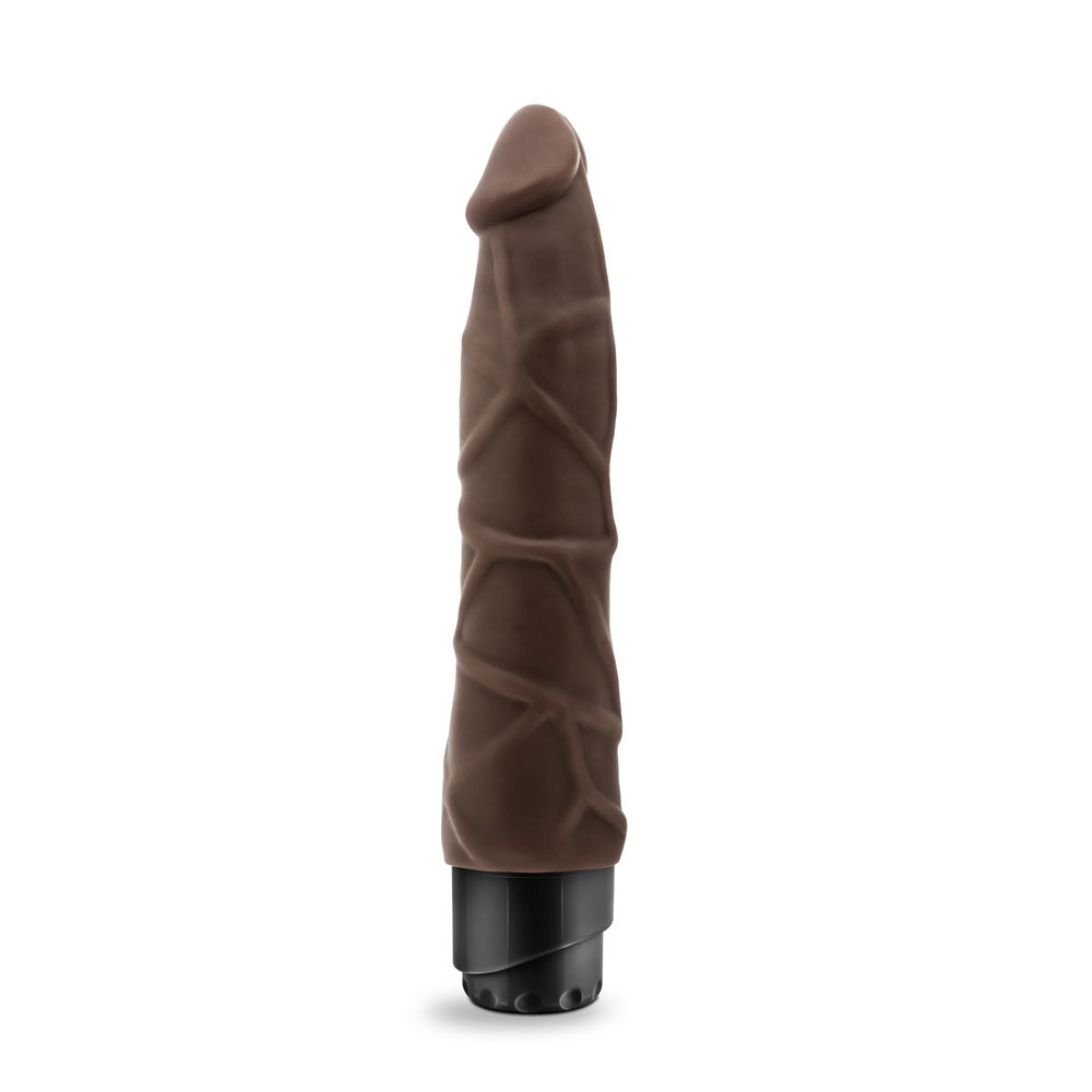 Dr. Skin - Cock Vibe 1 - 9 Inch Vibrating Cock - Chocolate