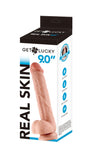 "Get Lucky 9 Inch Real Skin Dildo TMN-GL-2468"