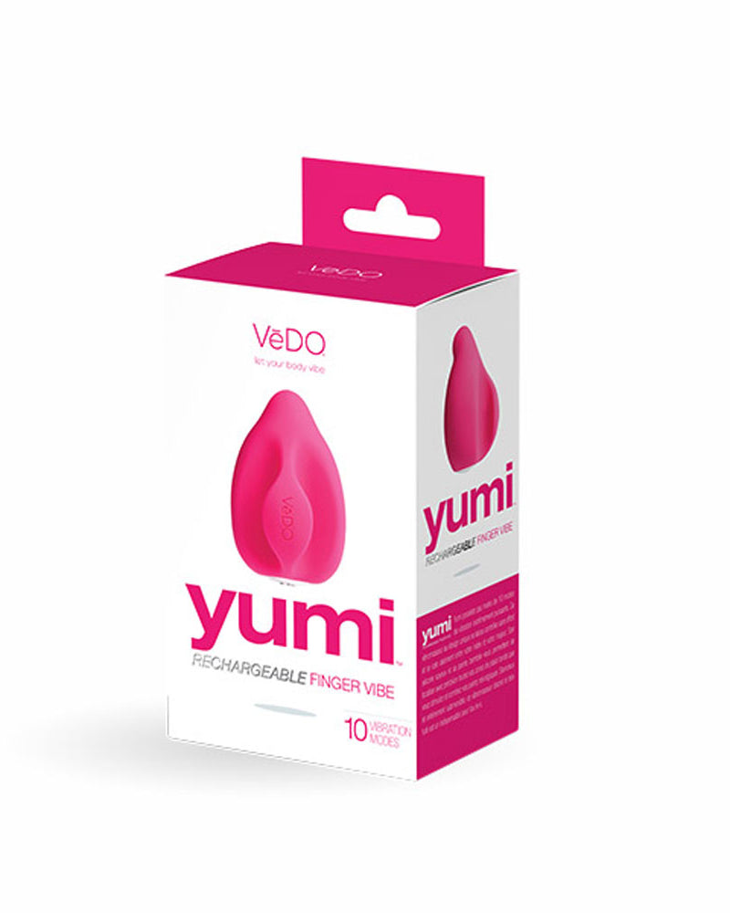 "Yumi Rechargeable Finger Vibe - Foxy Pink VI-F0509"