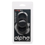 Alpha Liquid Silicone Commander Ring - Black