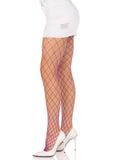 Spandex Diamond Net Tights - One Size - Purple