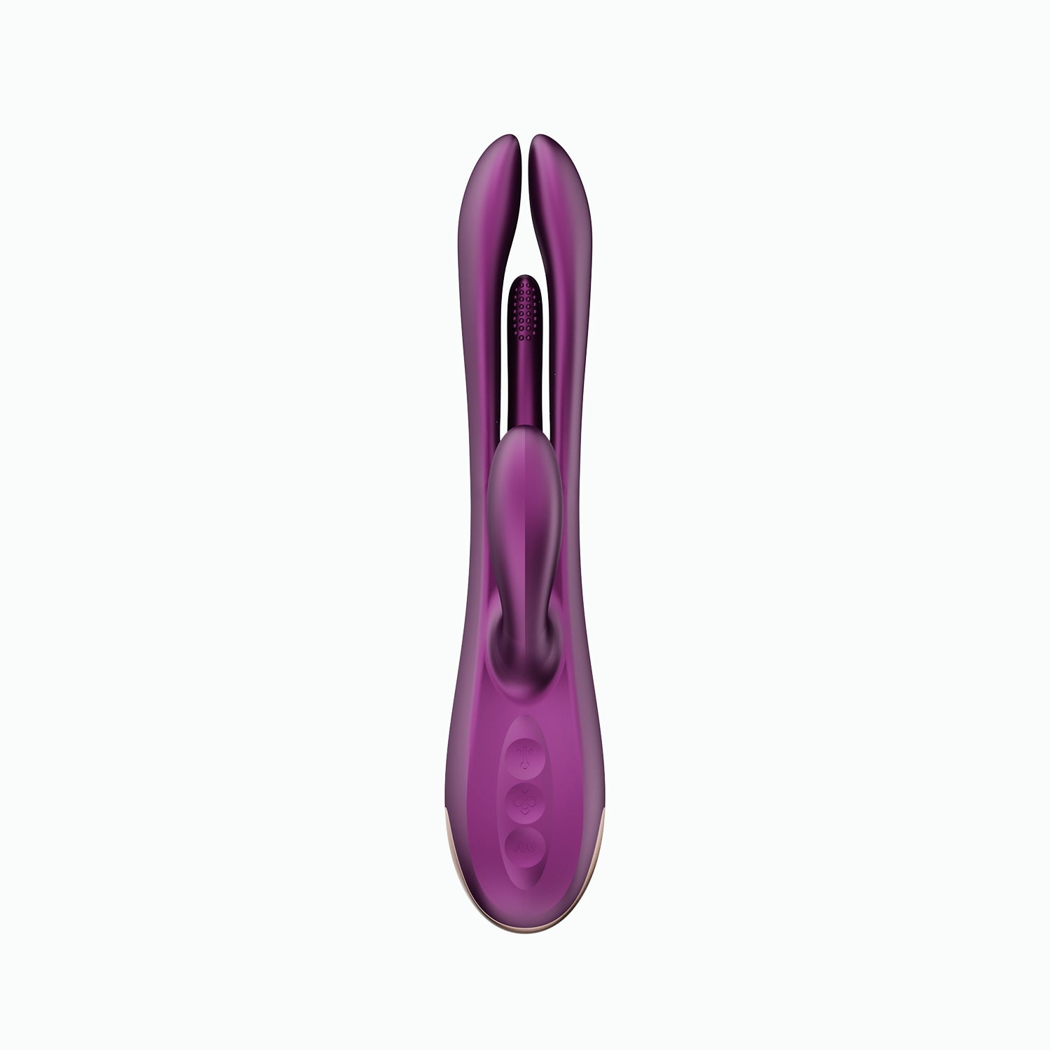 Terri - App Controlled Tapping Rabbit Vibrator - Purple