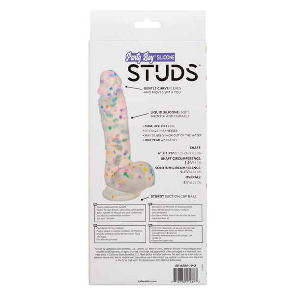 Party Boy Silicone Studs 6/15.25 Cm