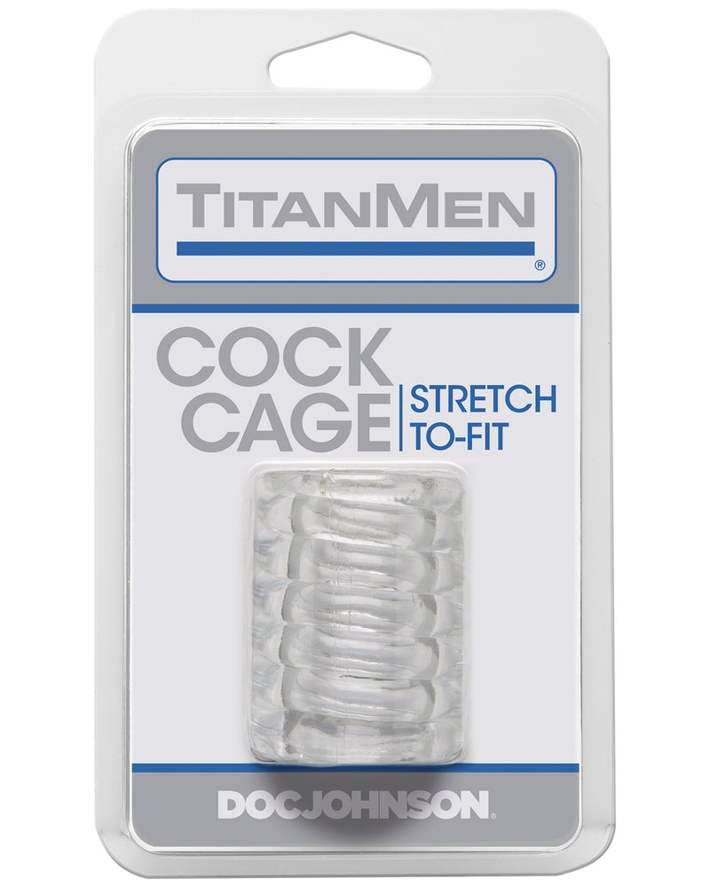Titanmen Cock Cage - Clear