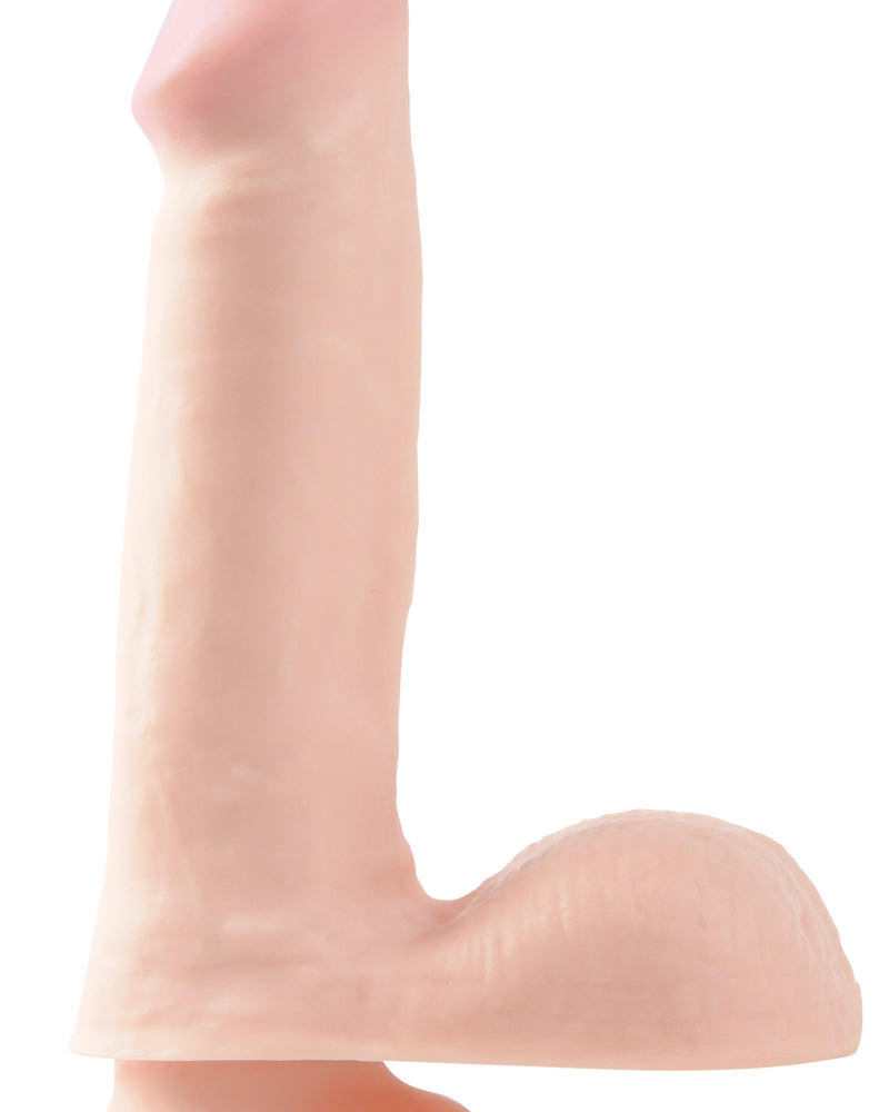 "Basix Rubber Works - 6 Inch Dong With Suction Cup - Flesh PD4227-21"