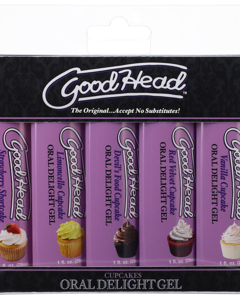 "Goodhead - Oral Delight Gel - Cupcake - 5 Pack - 1 Fl. Oz. DJ1361-36-BX"