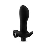 Anal Adventures- Platinum - Silicone Vibrating Prostate Massager 01 - Black