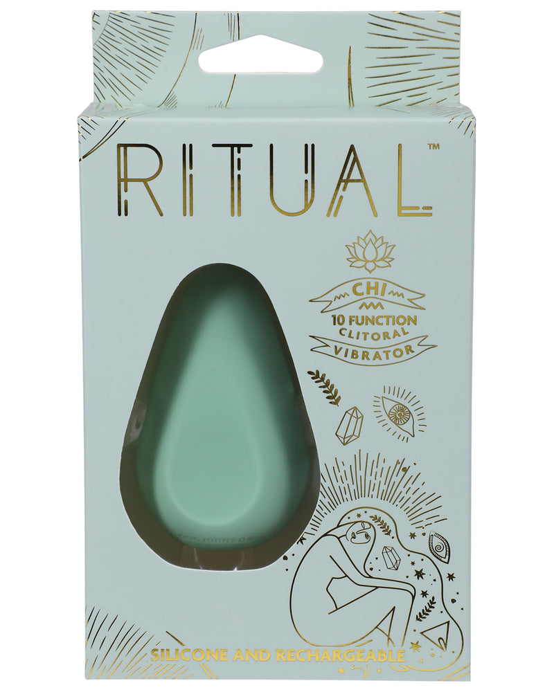 "Ritual - Chi - Rechargeable Silicone Clit Vibe - Mint DJ7000-01-BX"