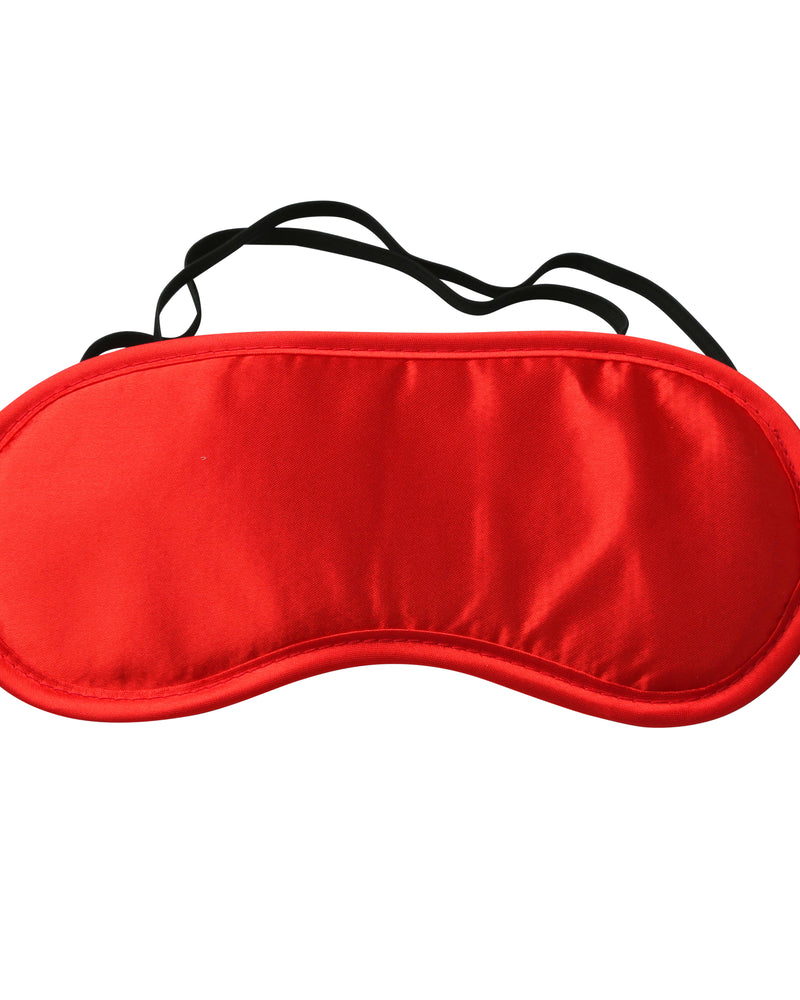 Sex and Mischief Satin Blindfold - Red