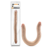 Dr. Skin Plus - 16.5 Posable Double Dong - Beige