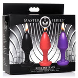 "Kink Inferno Drip Candles - Black, Purple, Red MS-AH131"