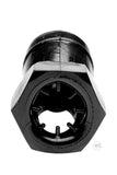 Master Series Detained - Black Restrictive Chastity Cage