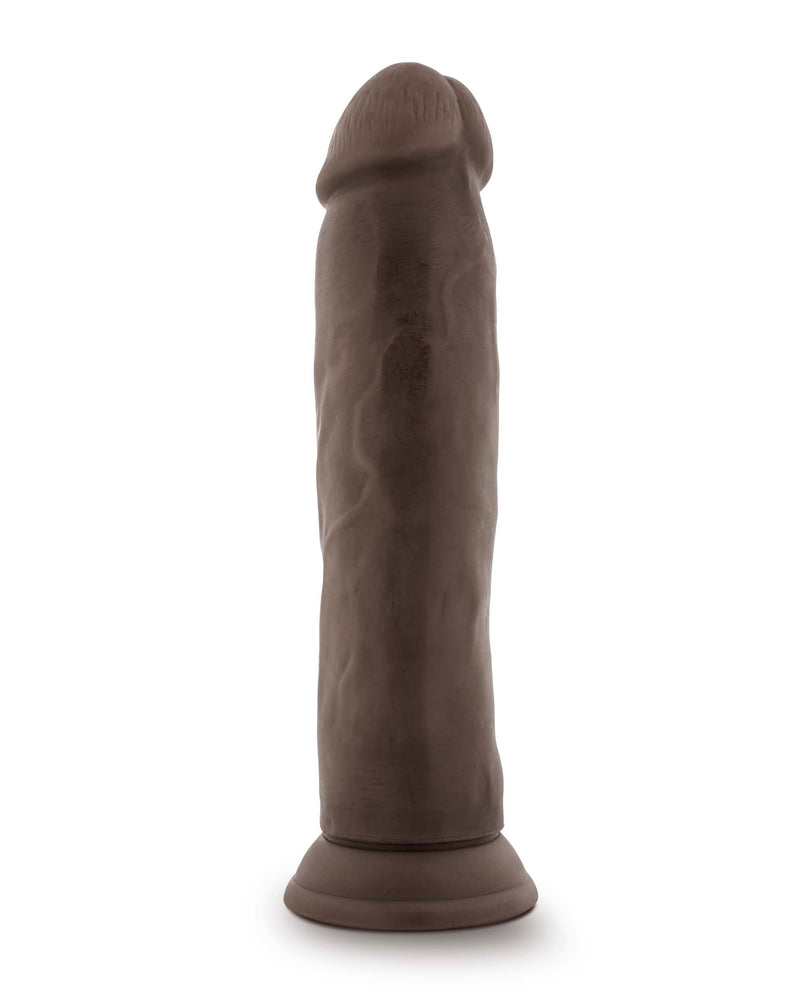 "Dr. Skin Plus - 9 Inch Posable Thick Dildo - Chocolate BL-29816"