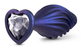 Anal Adventures Matrix - Swirling Bling Plug - Sapphire