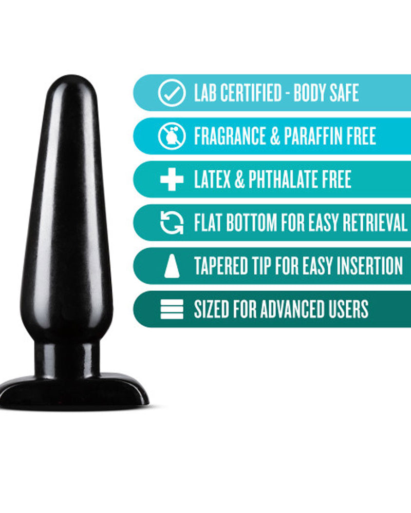 Anal Adventures - Basic Anal Plug - Large - Black
