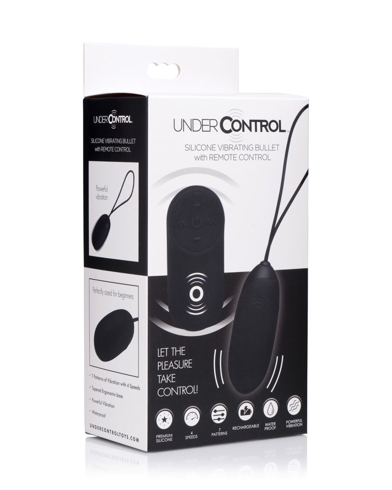 Silicone Vibrating Bullet With Remote Control