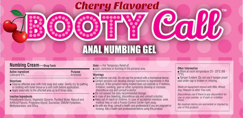 Booty Call Anal Numbing Gel - 1.5 Fl. Oz.