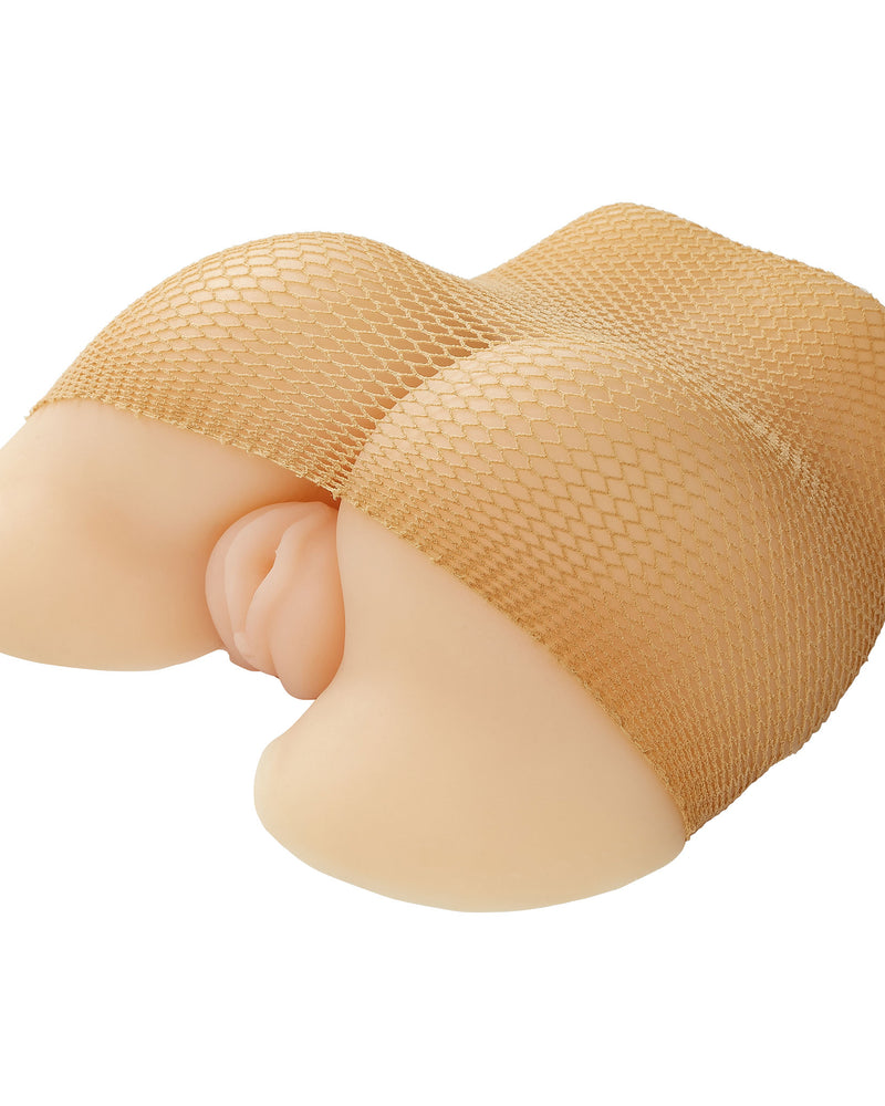Realistic Body Mold Stroker - Pleasure Pussy and Ass Wide-Spread Legs - Light