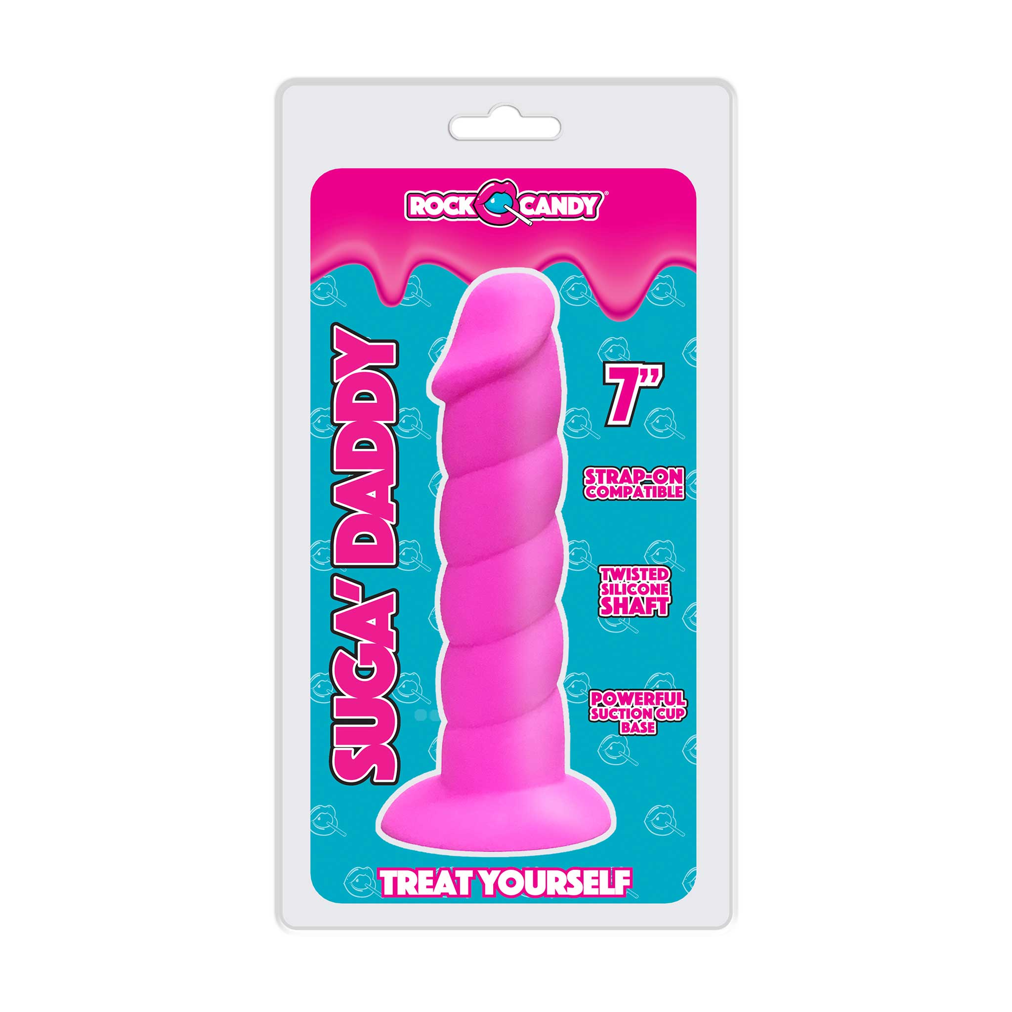 "Suga-Daddy 7 Inch Dong - Pink RC-SDAD7-101-P"