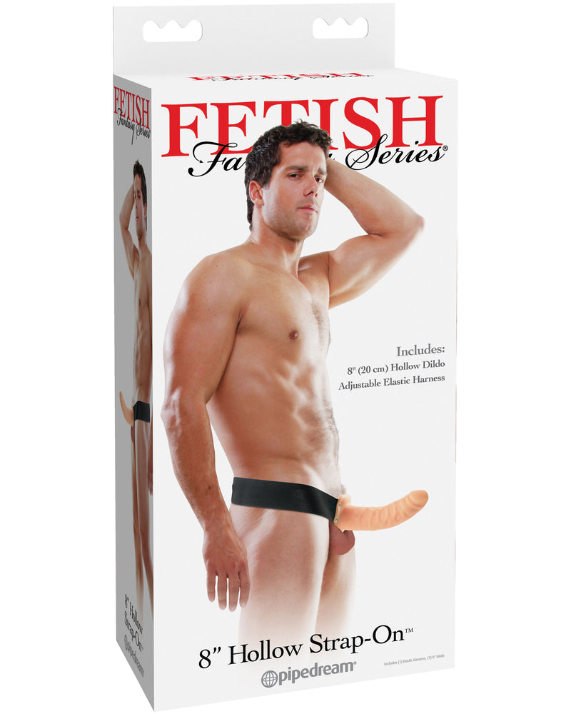 Fetish Fantasy Series 8 Inch Hollow Strap-on - Flesh
