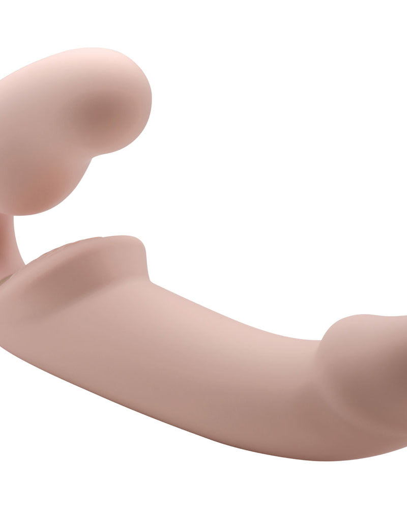 "World's 1st Remote Control Inflatable Ergo-Fit Strap-on - Flesh SU-AG302"