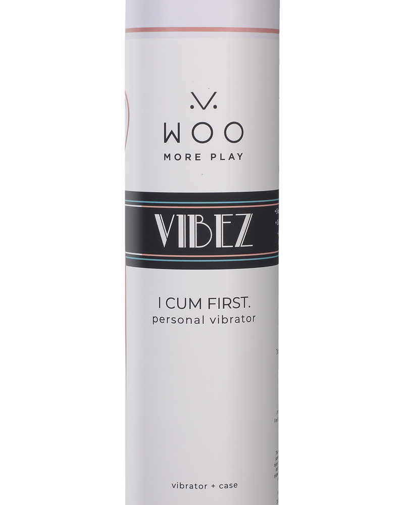"Woo - Vibez - I Cum First - Clitoral Vibrator and Travel Case DJ4601-01-BX"