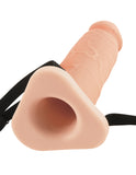 Fantasy X-Tensions 8-Inch Silicone Hollow Extension - Flesh