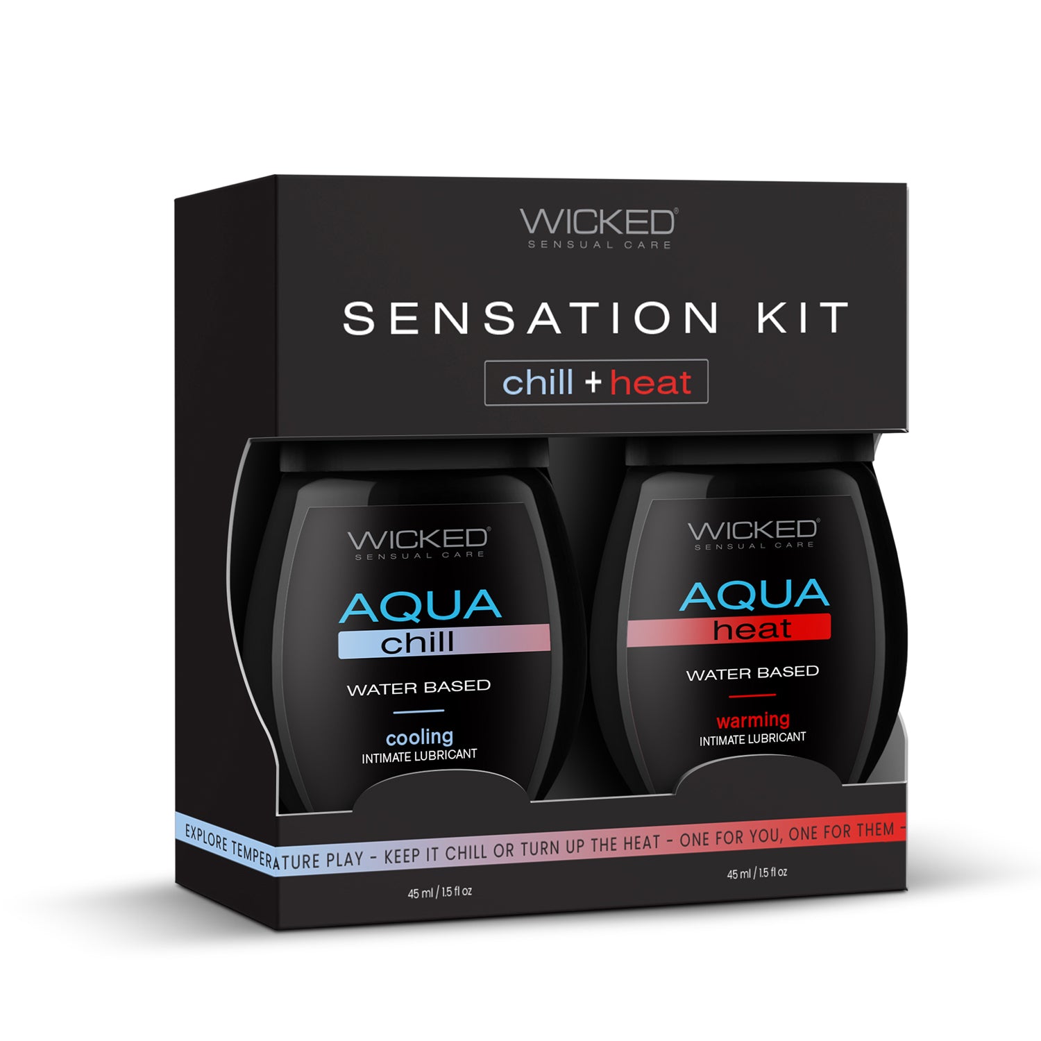 "Sensation Kit Cooling and Warming Intimate Lubricants 1.5 Fl Oz WS-99220"