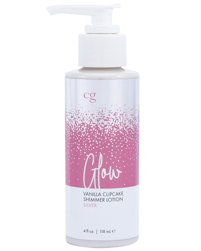 Glow Vanilla Cupcake Shimmer Lotion Silver 4 Oz