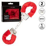 Playful Furry Cuffs - Red